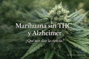 marihuana sin THC y Alzheimer