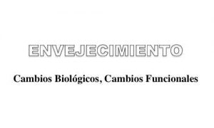 Envejecimiento: Cambios Biológicos