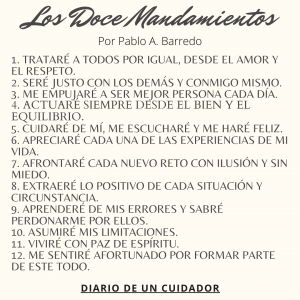 Los 12 Mandamientos de Pablo A. Barredo