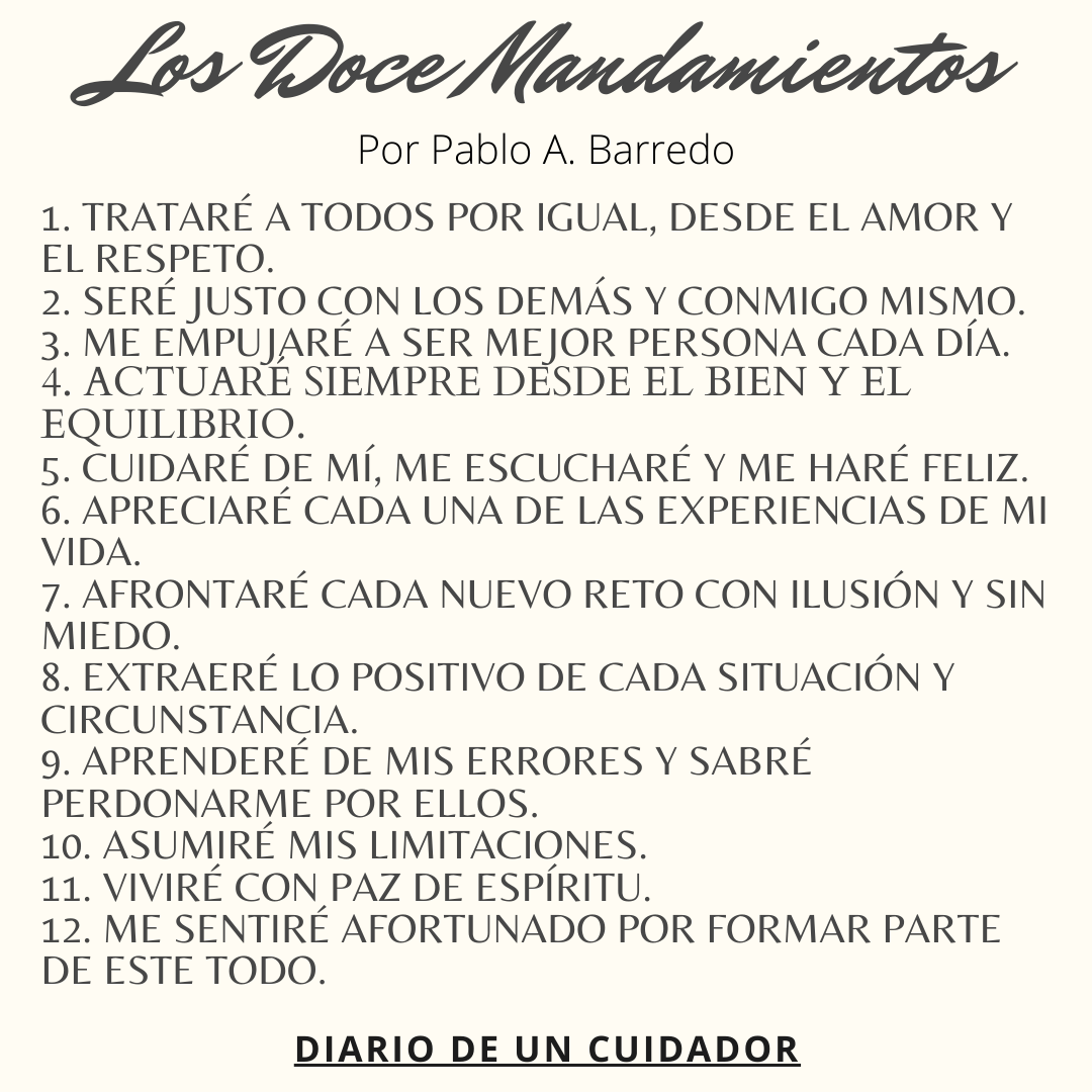 Los 12 Mandamientos de Pablo A. Barredo
