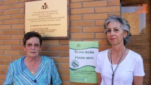 A la izquierda, Magdalena Hernández Mediero, acompañada de Dani Sánchez Fructuoso. Foto: M. C.