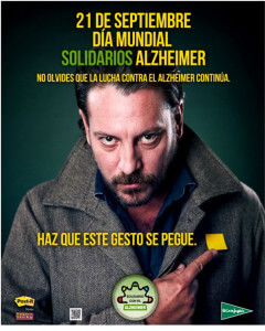 slogan y cartel dia mundial alzheimer2014