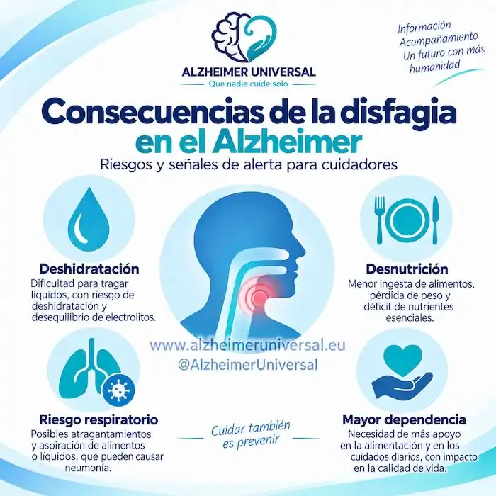 Riesgos y señales de alerta de la disfagia en el Alzheimer