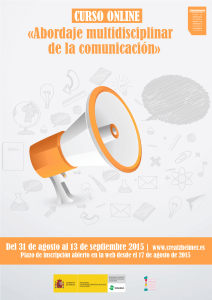 Curso online gratuito «Abordaje multidisciplinar de la comunicación» cartelabordajecomunicacion