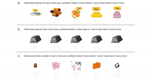 Ejercicios de cálculo - Fichas pertenecientes al «Programa de activación cognitiva integral en personas con demencia tipo Alzheimer (PACID)».