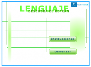 Juegos interactivos para ejercitar la memoria: Descubre Refranes