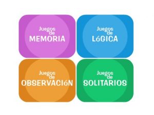 Juegos de lógica para Ejercitar la Memoria, la Atención, de Observación y Solitarios