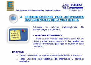 Última Guía Alzheimer 2019 Consejos para Familiares: Comunicación y Conducta