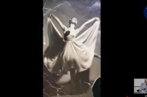 reacción de una bailarina
