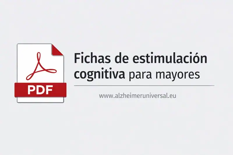Fichas de estimulación cognitiva para mayores