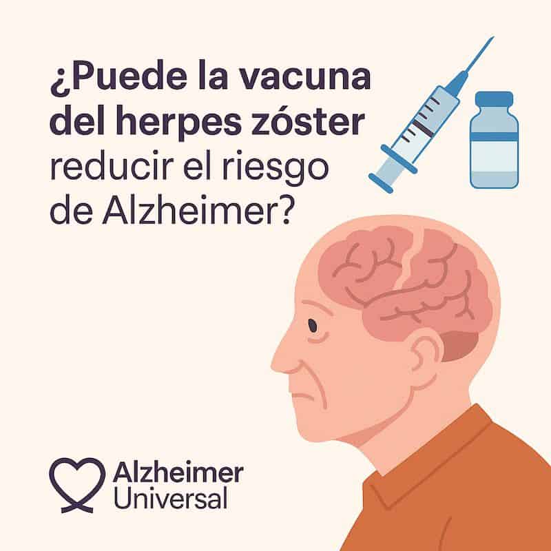¿Puede la vacuna del herpes zóster reducir el riesgo de Alzheimer?