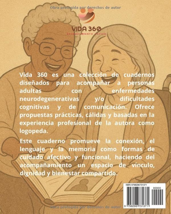 Cuaderno de estimulacion cognitiva, del lenguaje y sensorial para personas con Alzheimer