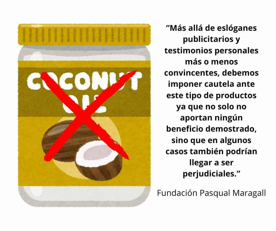 Aceite de coco no cura el Alzheimer