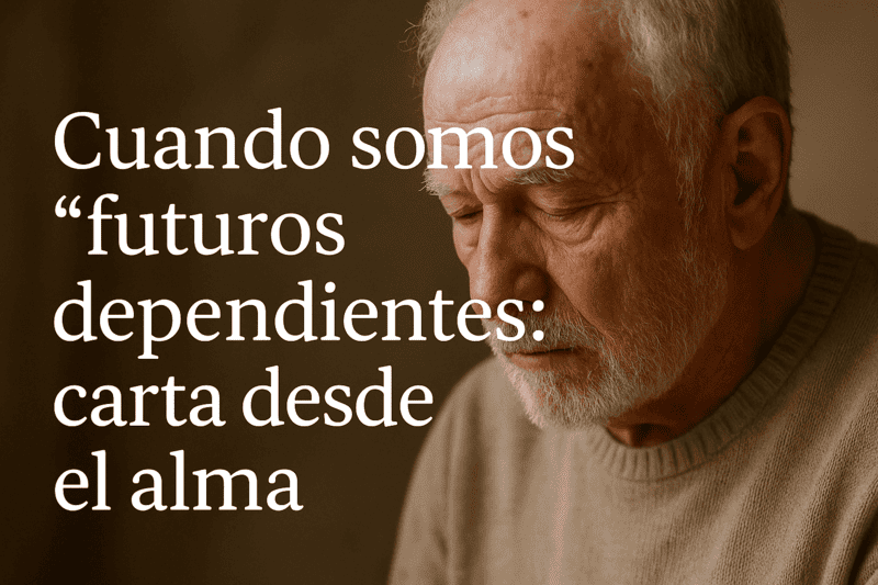 Cuando somos “futuro dependiente”: carta desde el alma