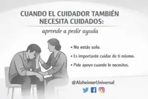 Cuidador de Alzheimer necesita ayuda