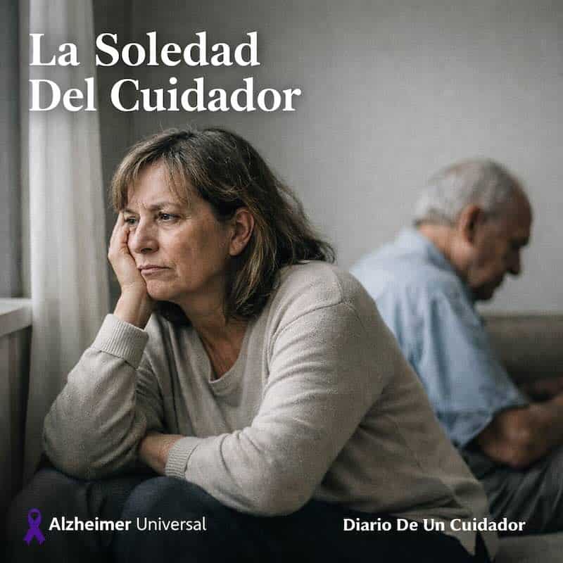 La soledad del cuidador de un ser querido con Alzheimer a tiempo completo