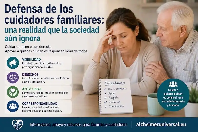 Defensa de los cuidadores familiares: una realidad que la sociedad aún ignora