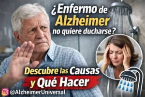 enfermo de Alzheimer no quiere ducharse