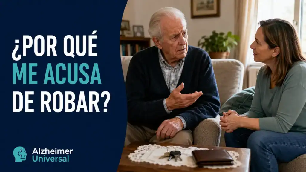 Una persona con Alzheimer acusa de robar a su cuidadora, que responde con calma